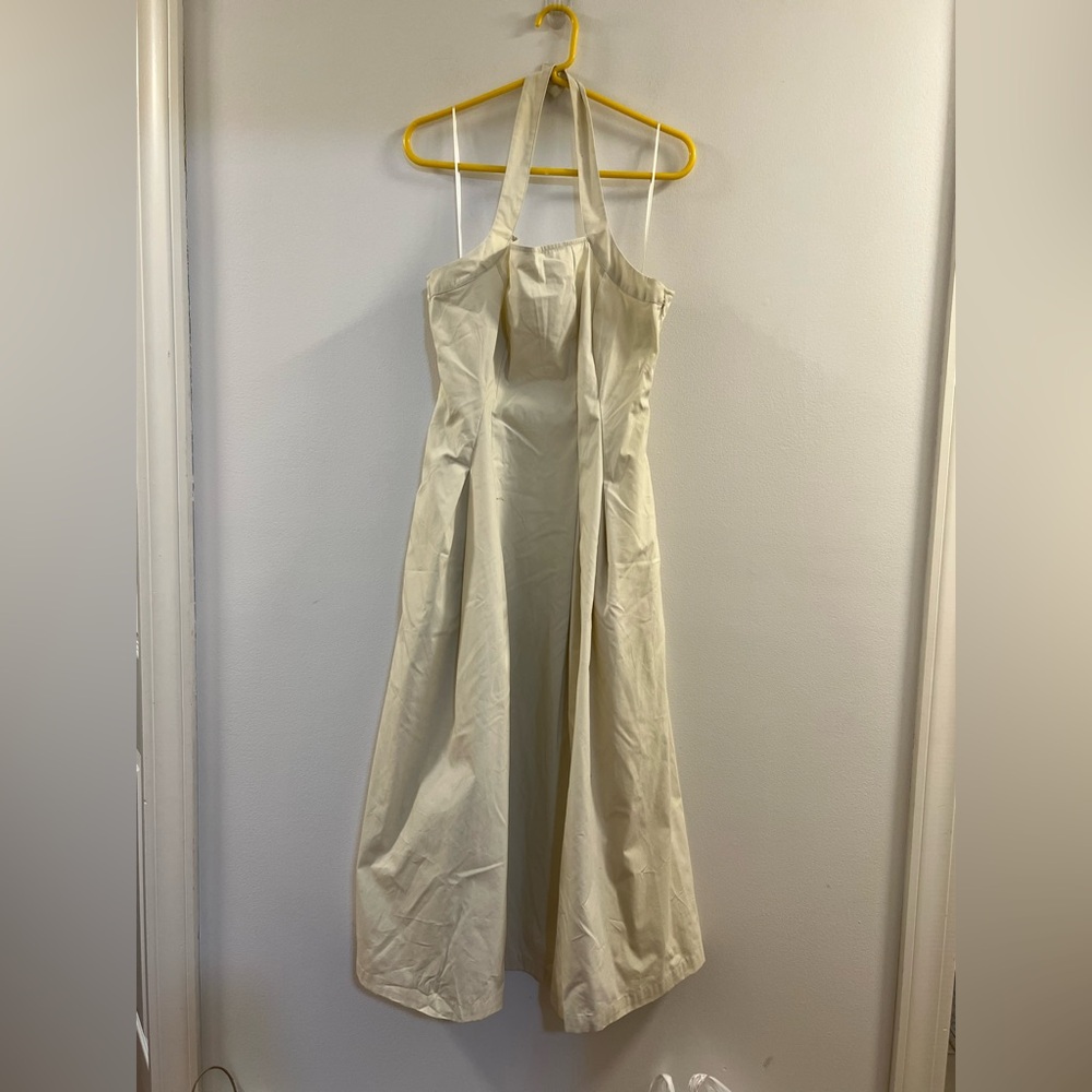 12. A New Day - Women's Midi Halter Dress - A New Day Cream - Picture 15 of 16